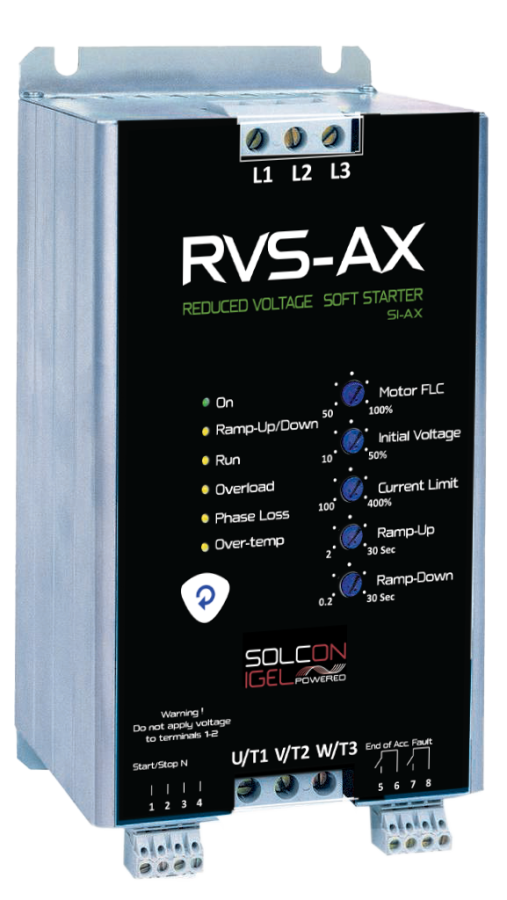 RVS AX -simple soft starter without control voltage